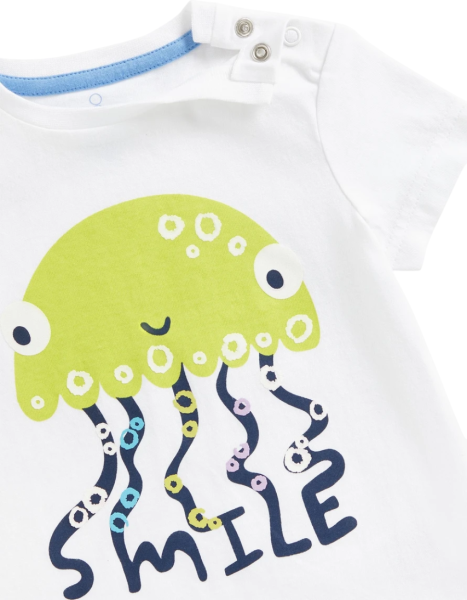 Комплект: футболка и рубашка для мальчика / Зеленый / 110