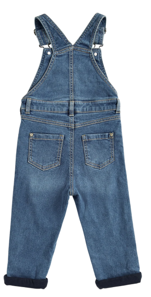 Полукомбинезон джинсовый детский / Синий / 104