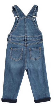 Полукомбинезон джинсовый детский / Синий / 104