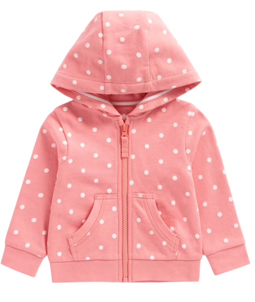 Толстовка с капюшоном детская / Персиковый / 98