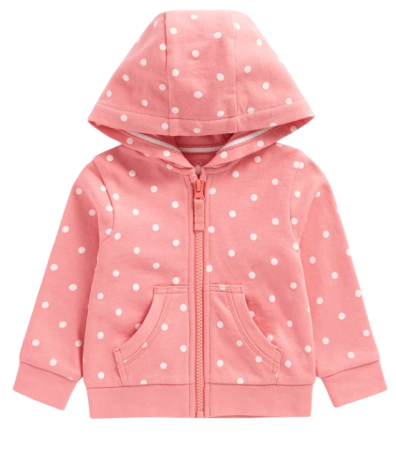 Толстовка с капюшоном детская / Персиковый / 98