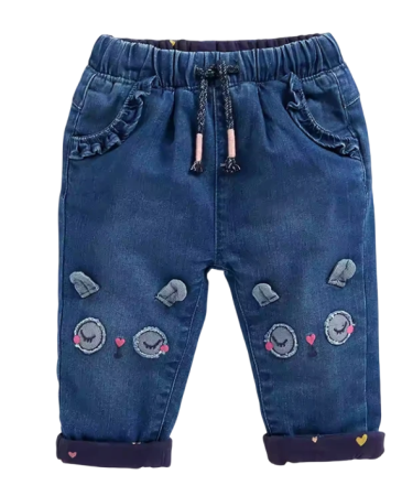 Брюки джинсовые детские / Синий / 92