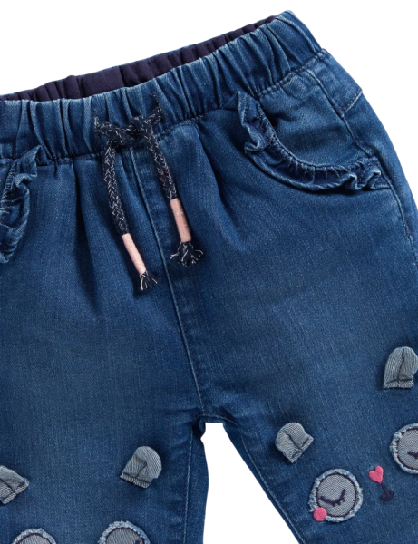 Брюки джинсовые детские / Синий / 92
