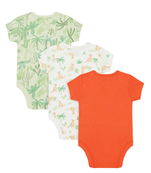 Боди хлопковое детское  / Оранжевый / 80