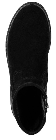 Ботинки из кожи женские / Черный / 37