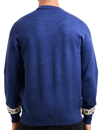 Пуловер с логотипом мужской / Синий / 52