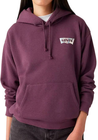 Худи с логотипом женское / Фиолетовый / 42