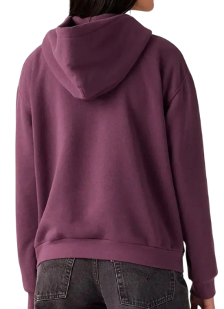 Худи с логотипом женское / Фиолетовый / 42