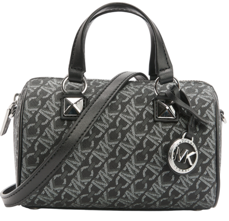 Сумка мини с фирменным логотипом / Черный / S