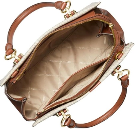 Сумка-сэтчел Marilyn с фирменным логотипом / Коричневый / M