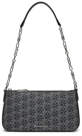 Сумка из эко-кожи с фирменным логотипом / Черный / S