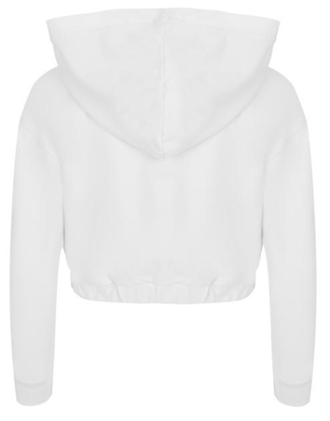 Худи с принтом для девочки / Белый / 170