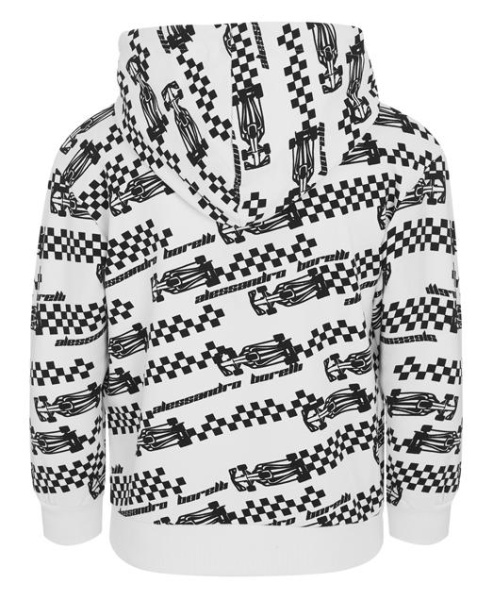 Худи с принтом для мальчика / Белый / 134