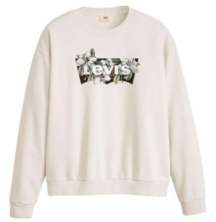 Свитшот с принтом женский / Бежевый / 42