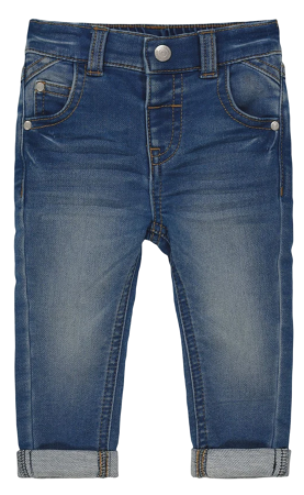Джинсы скинни с отворотами детские / Синий / 98