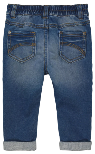 Джинсы скинни с отворотами детские / Синий / 98