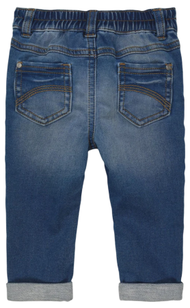 Джинсы скинни с отворотами детские / Синий / 98