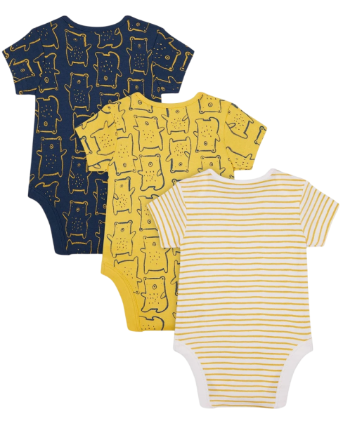  Боди хлопковое детское / Желтый / 74