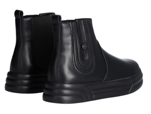 Полуботинки на платформе женские / Черный / 37