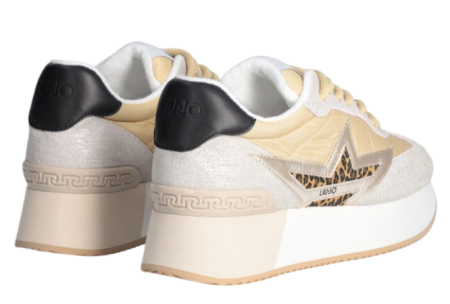 Кроссовки на платформе женские / Золотой / 35