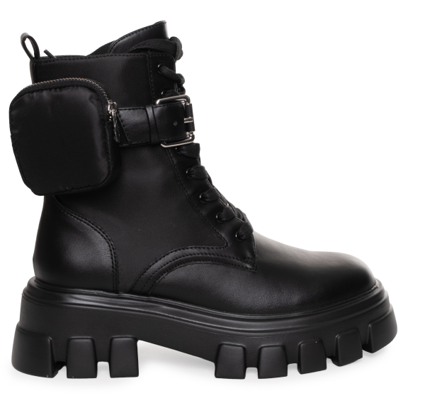 Ботинки кожаные женские / Черный / 39
