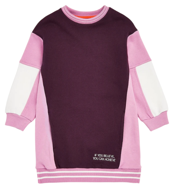 Платье с начесом для девочки / Фиолетовый / 98 Платье с начесом для девочки / Фиолетовый / 98