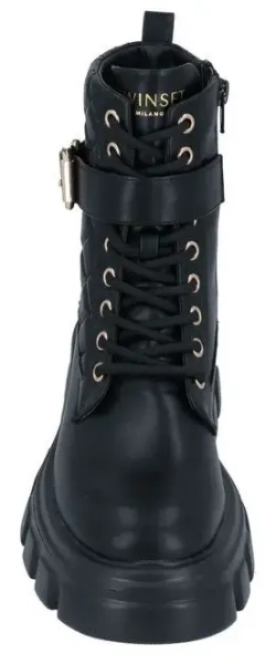 Ботинки кожаные женские / Черный / 39