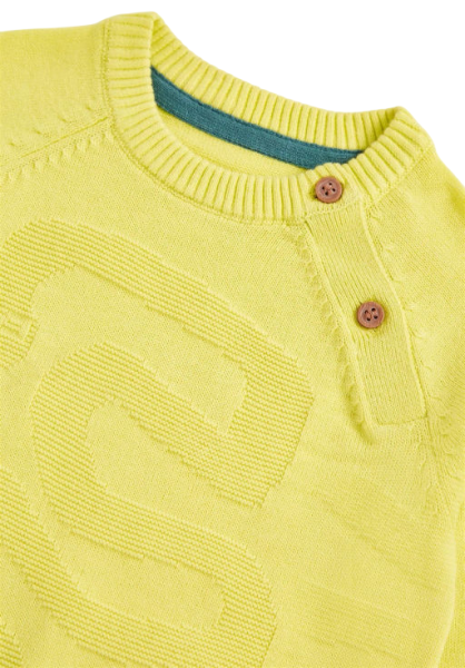 Джемпер вязаный детский / Зеленый / 110