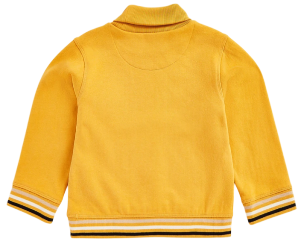 Толстовка с логотипом для мальчика / Золотой / 98 Толстовка с логотипом для мальчика / Золотой / 98