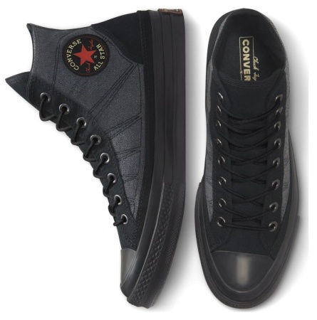 Кеды высокие унисекс / Черный / 37