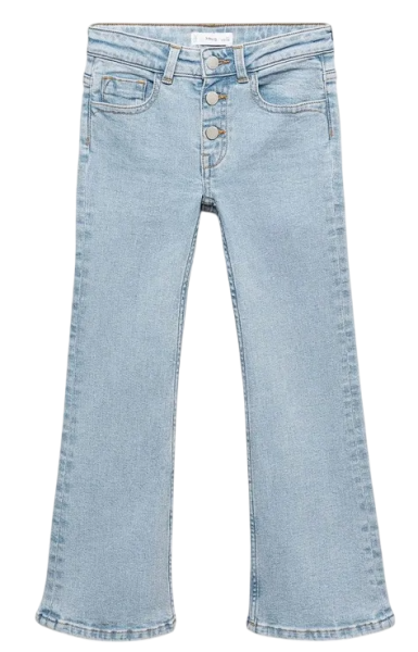 Джинсы прямые для девочки / Синий / 146 Джинсы прямые для девочки / Синий / 146