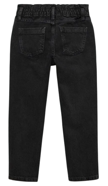 Джинсы прямые для девочки / Черный / 146 Джинсы прямые для девочки / Черный / 146