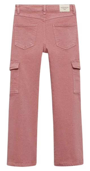 Джинсы прямые для девочки / Розовый / 152 Джинсы прямые для девочки / Розовый / 152