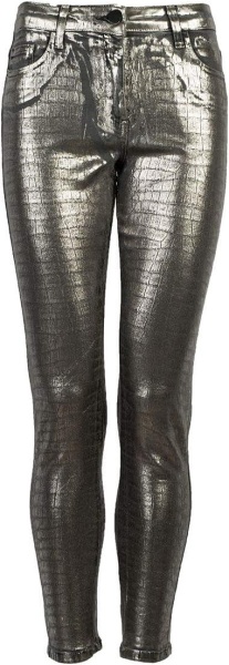 Брюки зауженные женские / Серый / 42