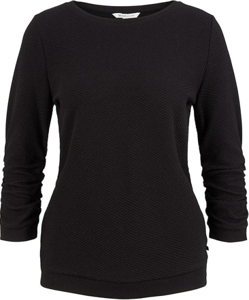 Джемпер однотонный женский / Черный / 48