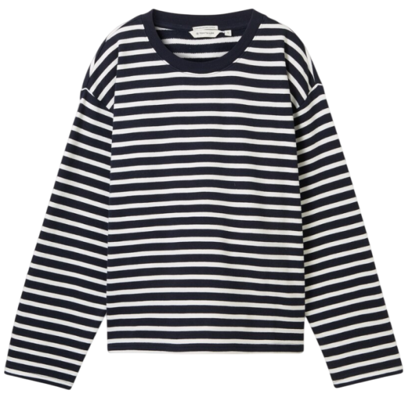 Свитшот в полоску женский / Синий / 42