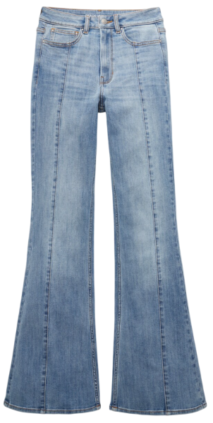 Джинсы-клеш женские / Синий / 38