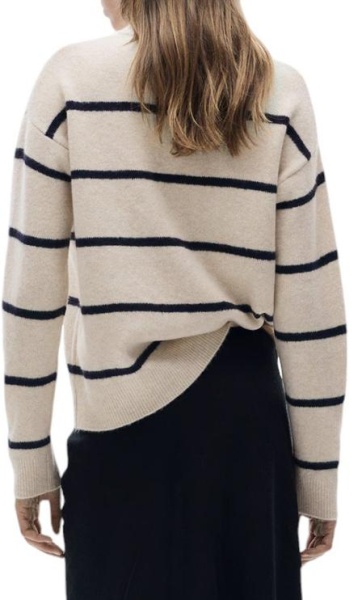 Джемпер в полоску женский / Бежевый / 42