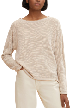 Джемпер однотонный женский / Коричневый / 46