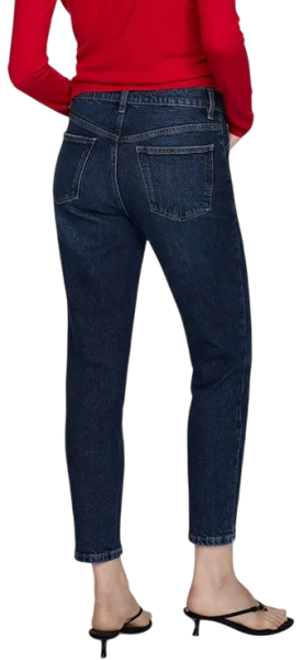 Джинсы зауженные женские / Тёмно-синий / 42